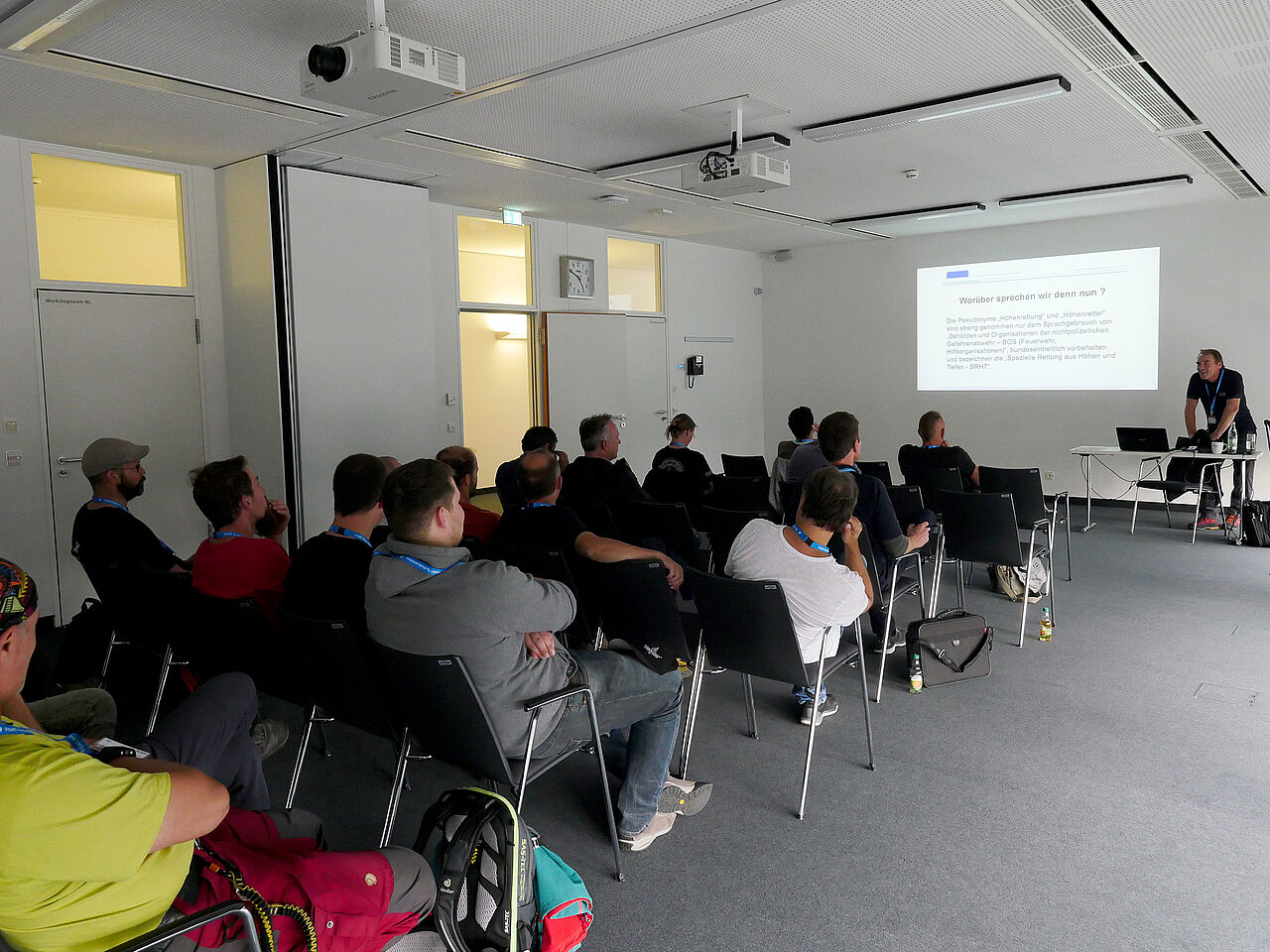 Workshop »Höhenrettung« mit Roland Klampfl