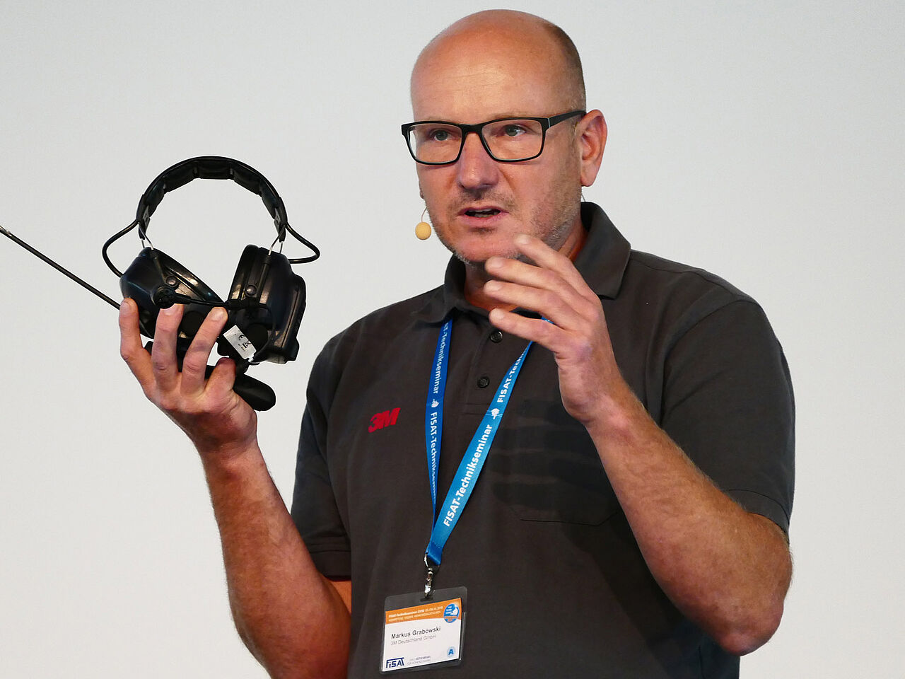 Markus Grabowski, 3M Deutschland GmbH, zum Thema „Kommunikation im Seil“