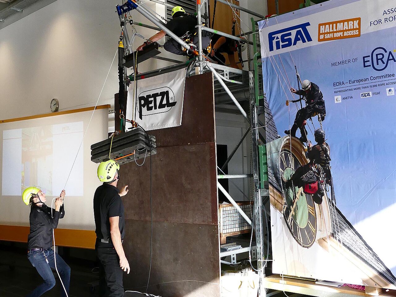 Workshop „Kantenbelastung“, PETZL ProTeam