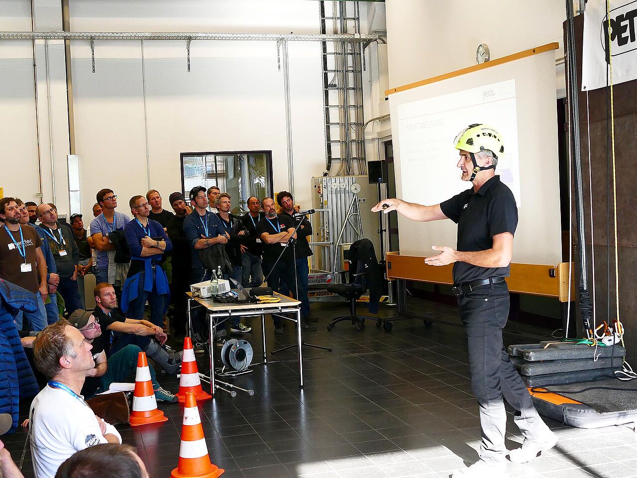 Workshop „Kantenbelastung“, PETZL ProTeam