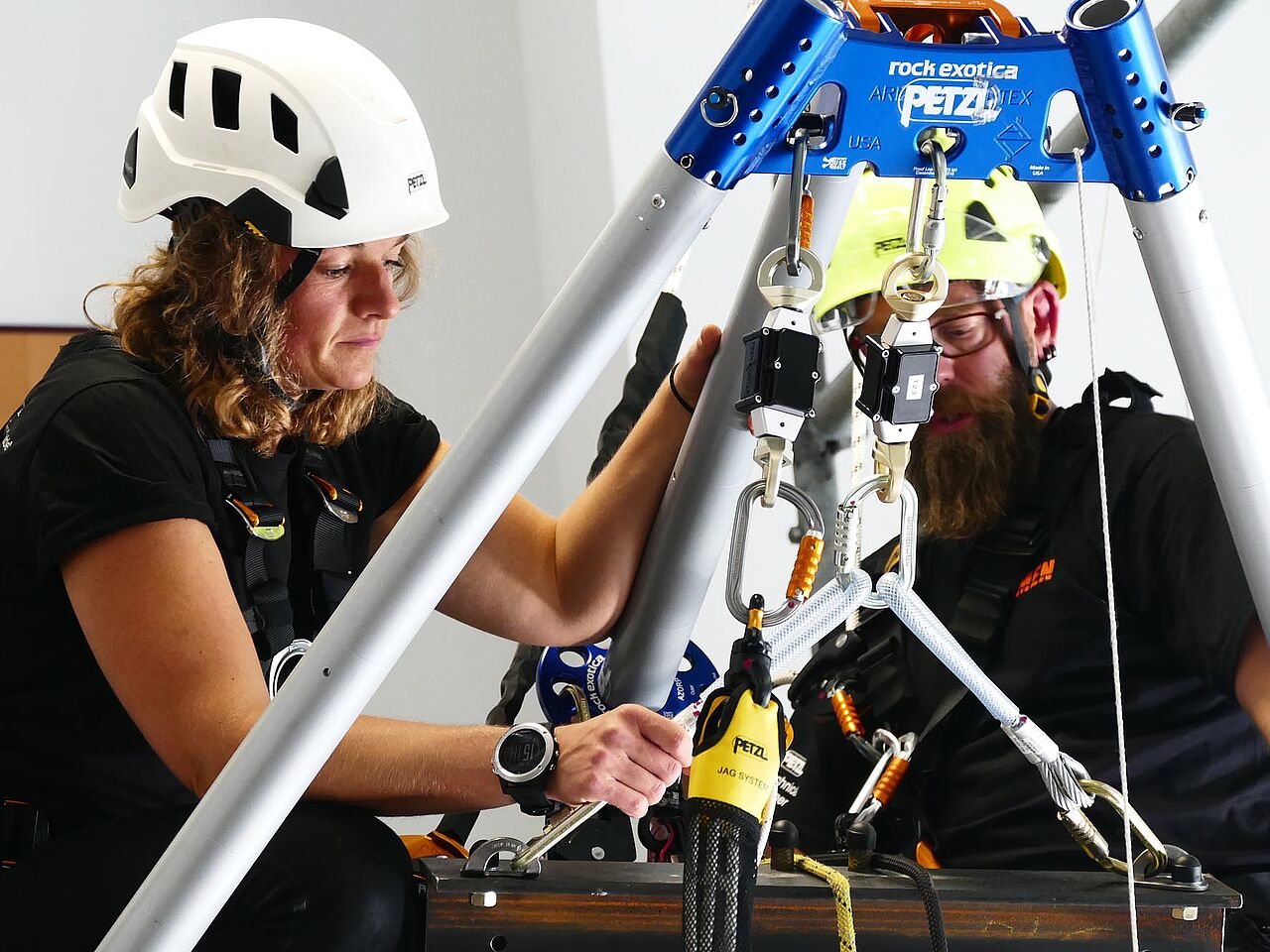 Workshop „Kantenbelastung“, PETZL ProTeam