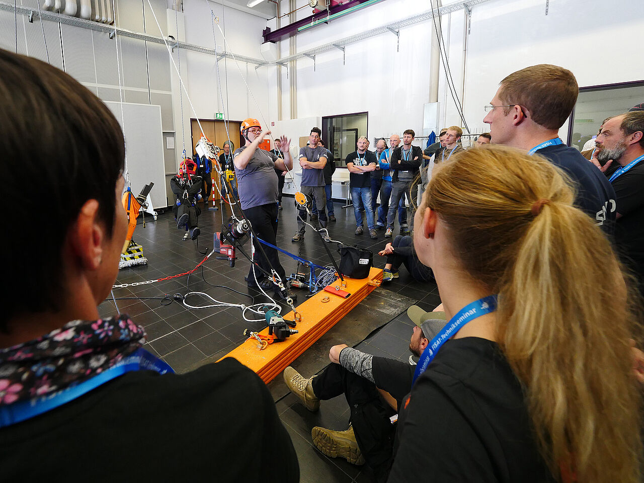 Workshop „Praktische Hilfsmittel - Ergonomie beim Arbeiten und Retten“