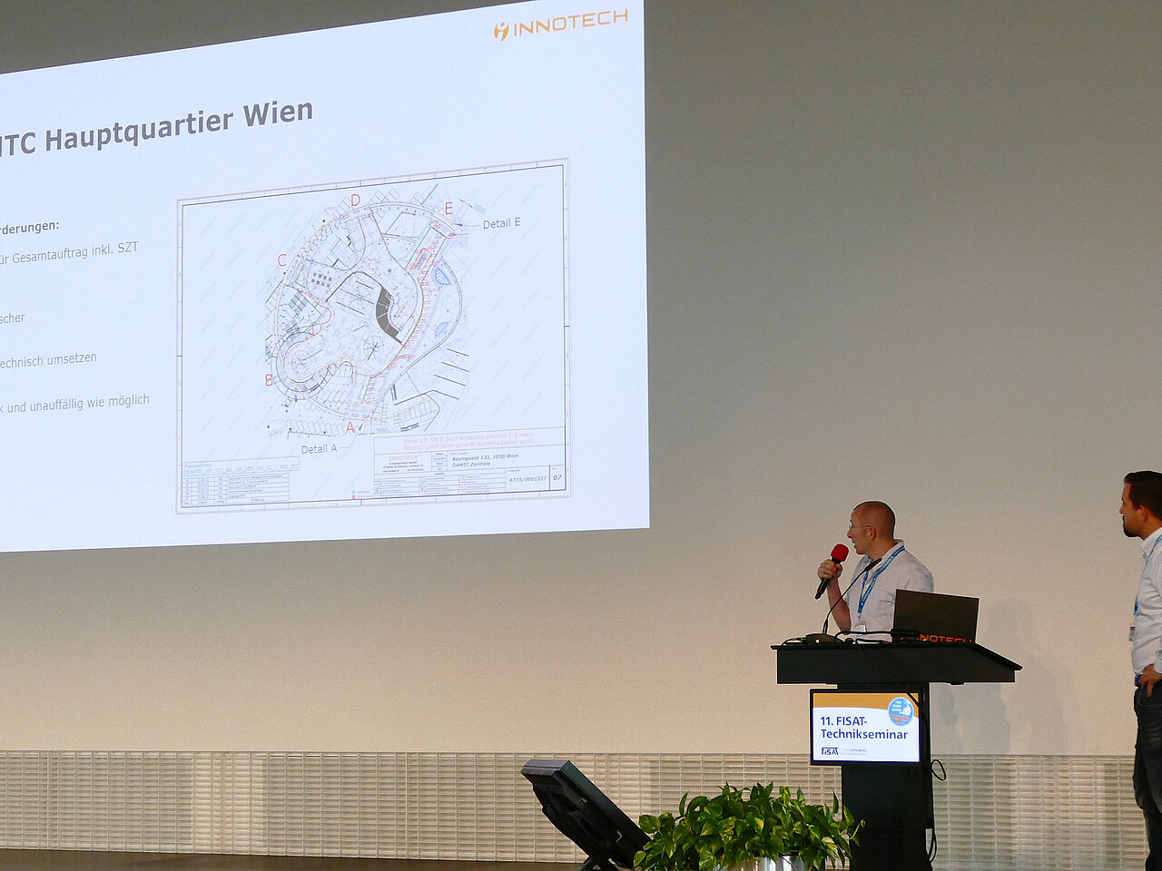 Bei einer gemeinsamen Projektvorstellung: Sacha Poscher, VerticalWork Wien, und Peter Radner, INNOTECH Arbeitsschutz GmbH